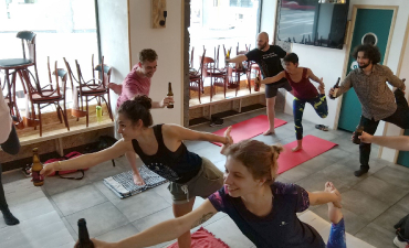 Beer yoga